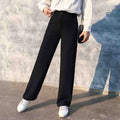 Women’s High-Waist Wide-Leg Trousers – Loose Fit Pants