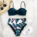Women’s Printed Bikini Swimsuit – Tropical Two-Piece Beachwear