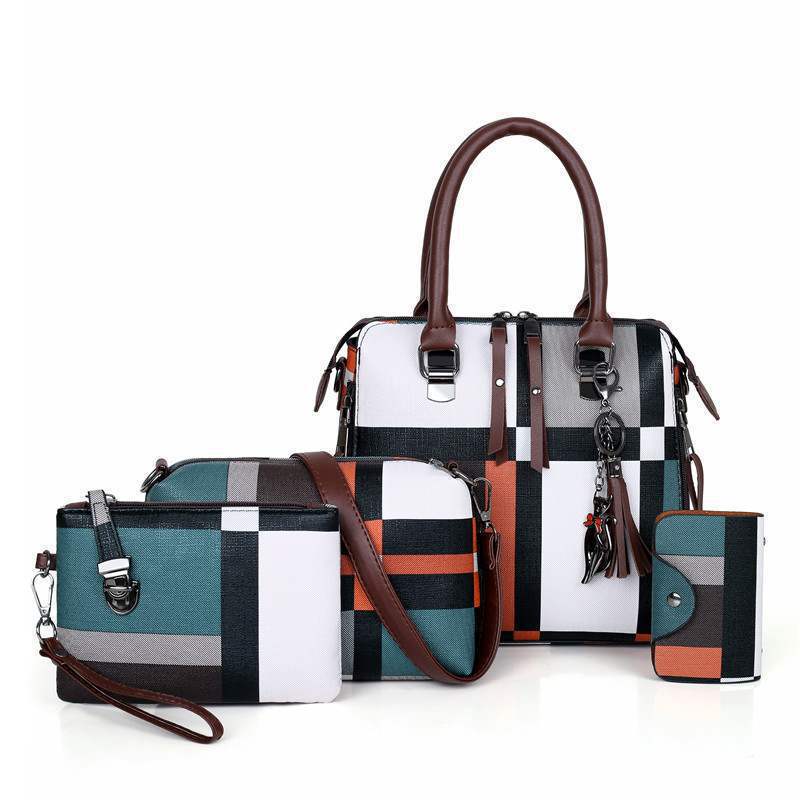 Women’s Plaid Handbag – Crossbody Shoulder Bag