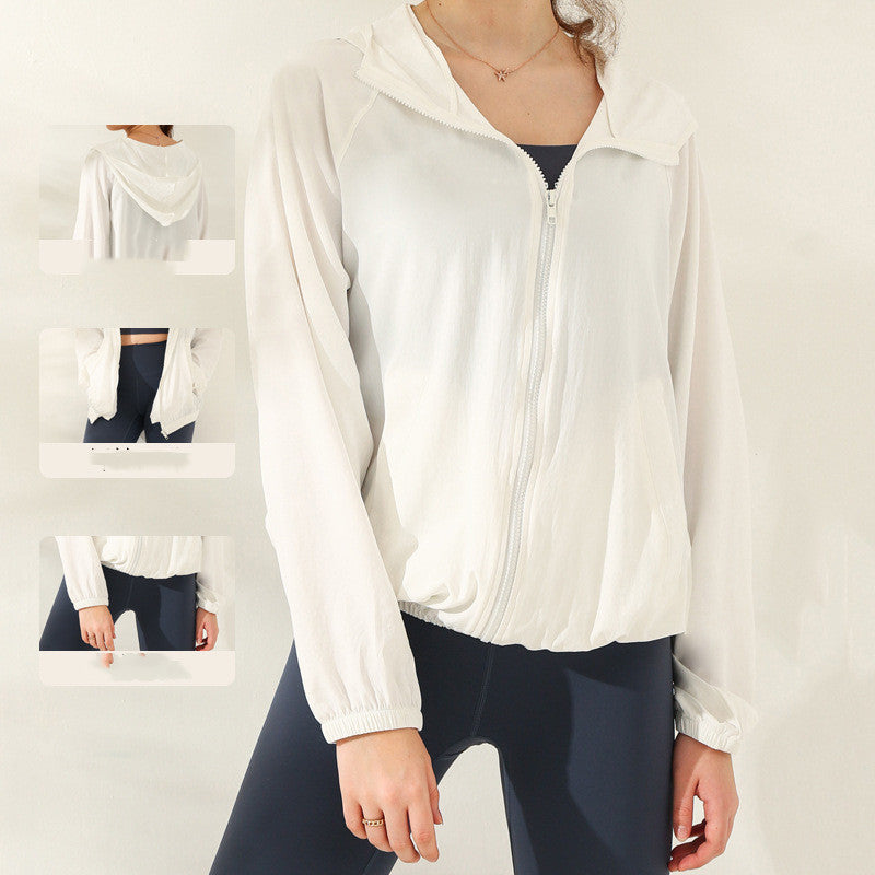 Women’s Quick-Dry Sport Jacket – Lightweight Long Sleeve Stand Collar