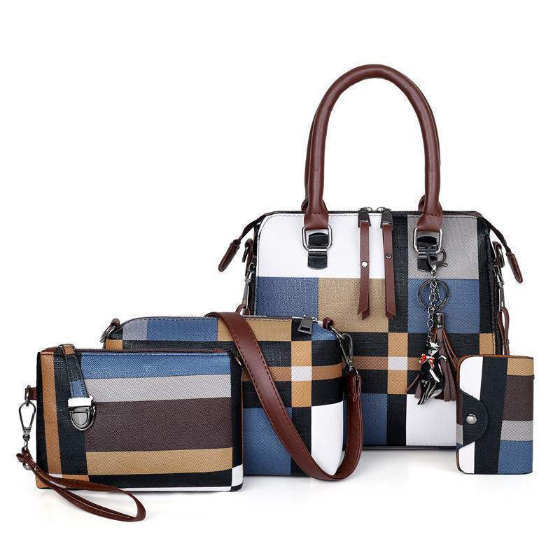 Women’s Plaid Handbag – Crossbody Shoulder Bag