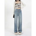 Women’s High-Waist Loose Jeans – Relaxed Fit Denim