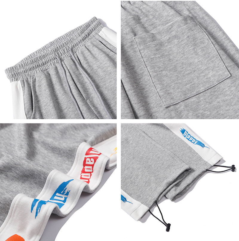 Unisex Drawstring Cotton Trousers – Loose Fit Summer Pants