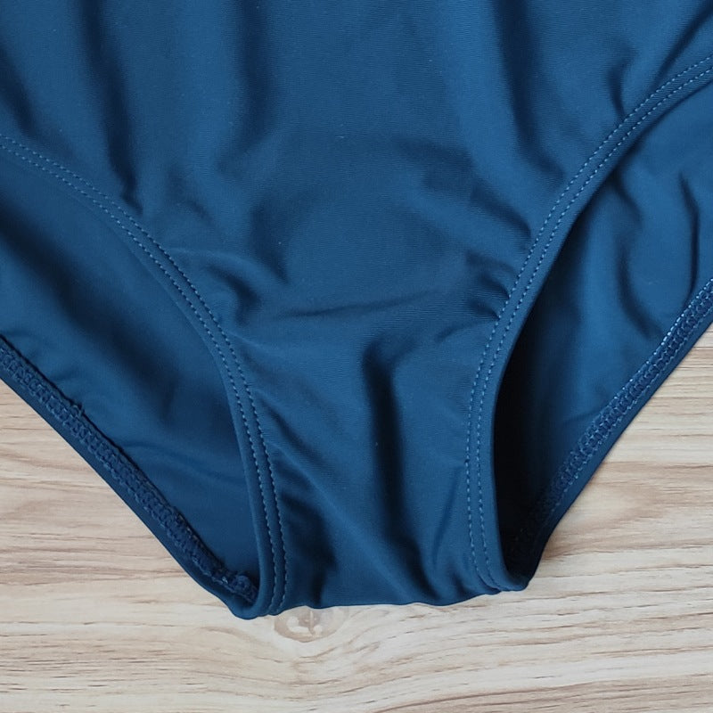 High Waist Maternity One-Piece Swimsuit – Sexy Multicolor Printed Stretch Swimwear for Women