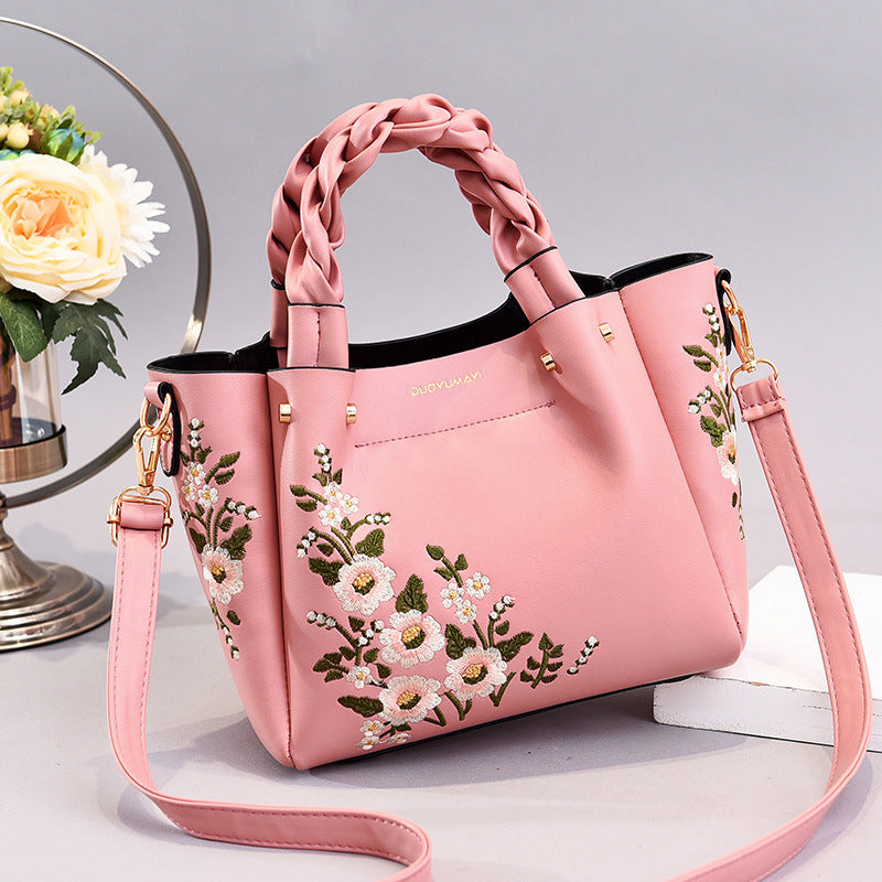 Women’s PU Leather Tote Bag | Drawstring Shoulder Bag