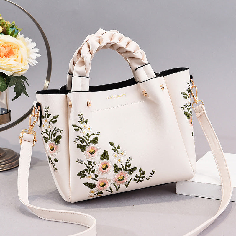 Women’s PU Leather Tote Bag | Drawstring Shoulder Bag