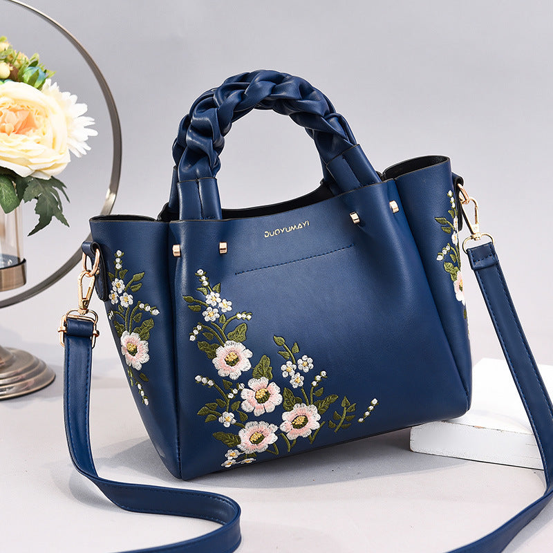 Women’s PU Leather Tote Bag | Drawstring Shoulder Bag