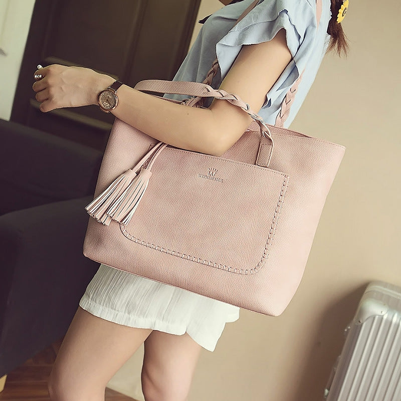 Women’s Tote Shoulder Bag – Casual Square Handbag