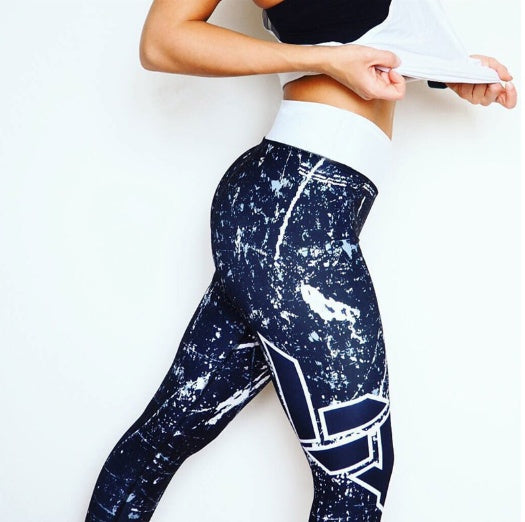 Printed Leggings for Women – Breathable Stretch Digital Print Pants
