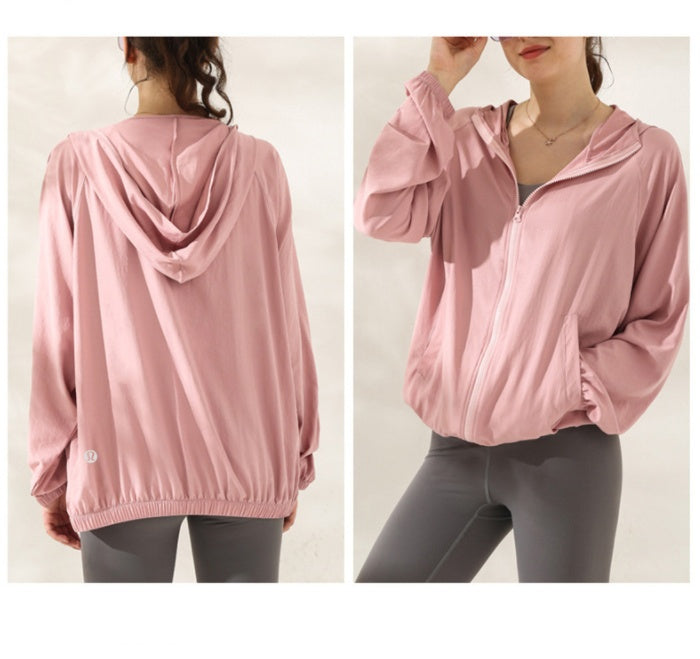 Women’s Quick-Dry Sport Jacket – Lightweight Long Sleeve Stand Collar