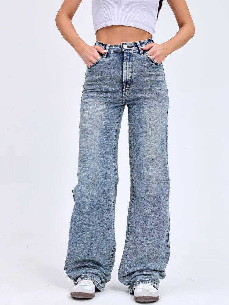 Women’s Blue Denim Jeans – Relaxed Commuter Style
