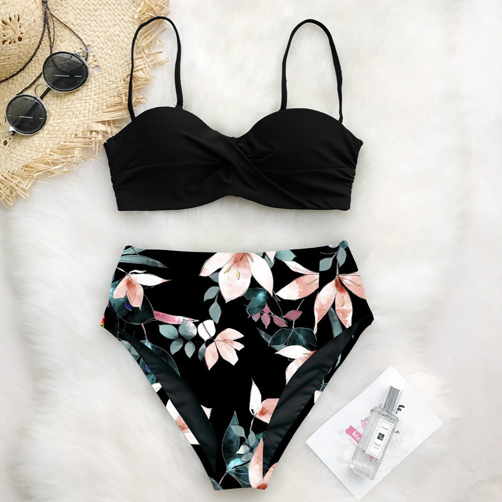 Women’s Printed Bikini Swimsuit – Tropical Two-Piece Beachwear