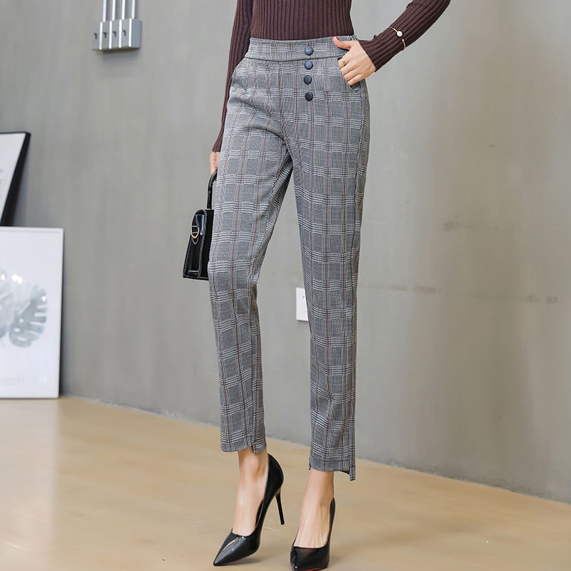 Women’s Cropped Harem Pants – Loose Fit Casual Nine-Length Trousers