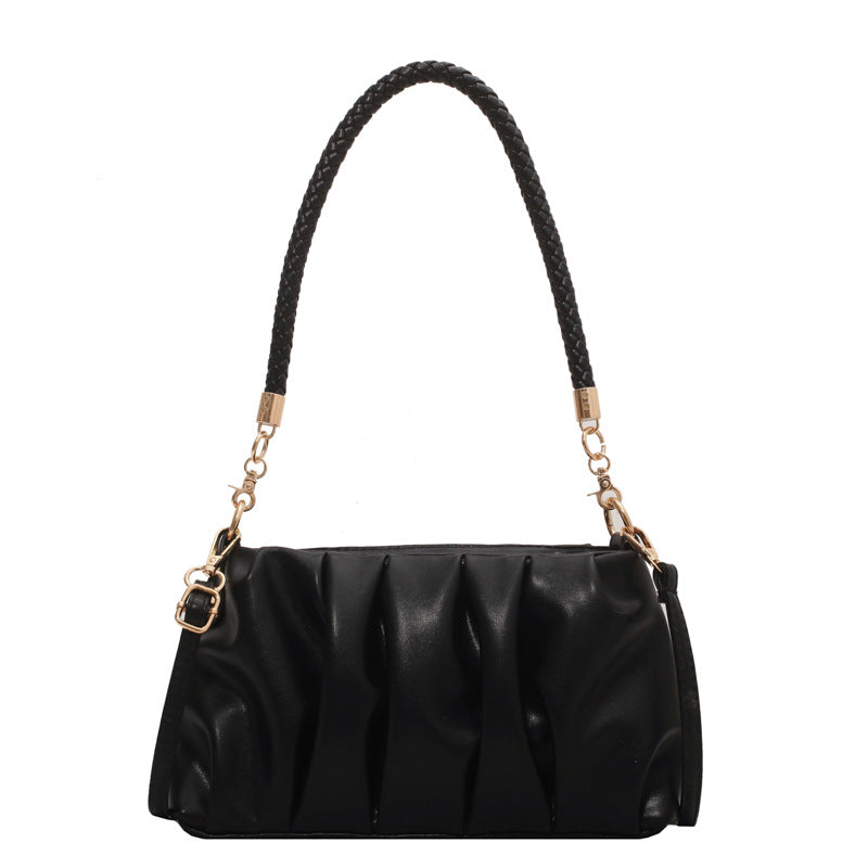 Women’s Soft PU Leather Underarm Bag – Retro Shoulder Handbag