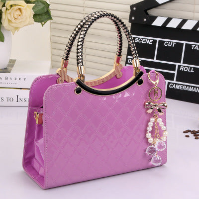 Women’s Quilted Shoulder Bag | PU Leather Messenger Bag