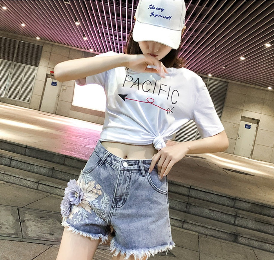 Women’s Denim Shorts – Casual Stylish Summer Jean Shorts