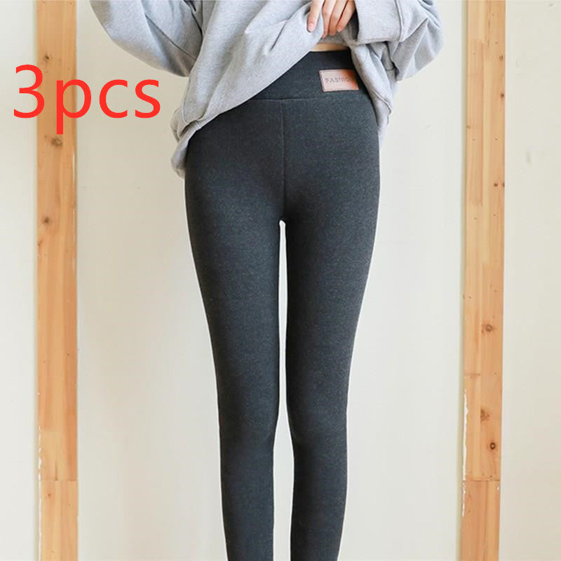 Women’s Lamb Wool Leggings – Warm Fleece Lined Stretch Winter Pants