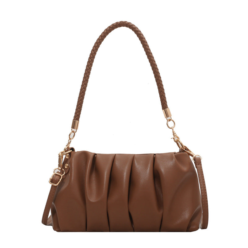 Women’s Soft PU Leather Underarm Bag – Retro Shoulder Handbag