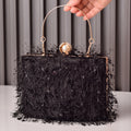 Women’s Tassel Evening Bag | Cylinder Party Handbag
