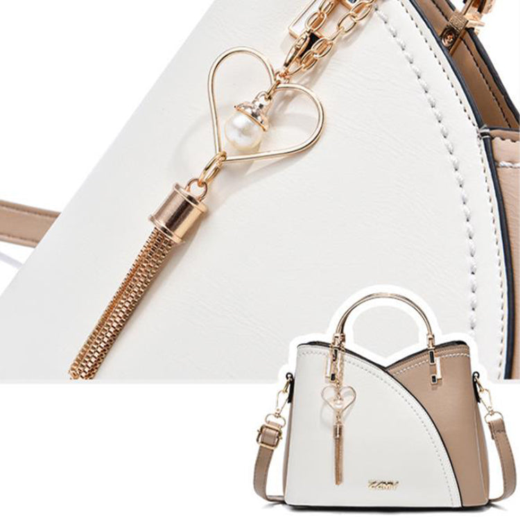 Color Block Women’s Handbag | Tassel Crossbody Bag