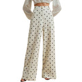 Women’s Wide-Leg Trousers – High Waist Casual Loose Fit Pants
