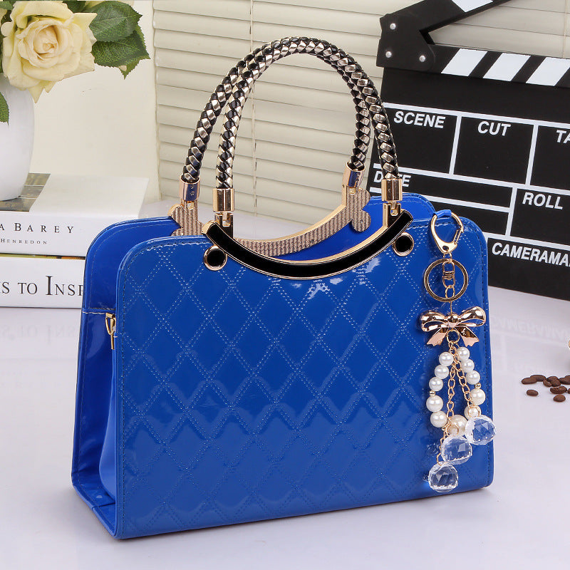 Women’s Quilted Shoulder Bag | PU Leather Messenger Bag