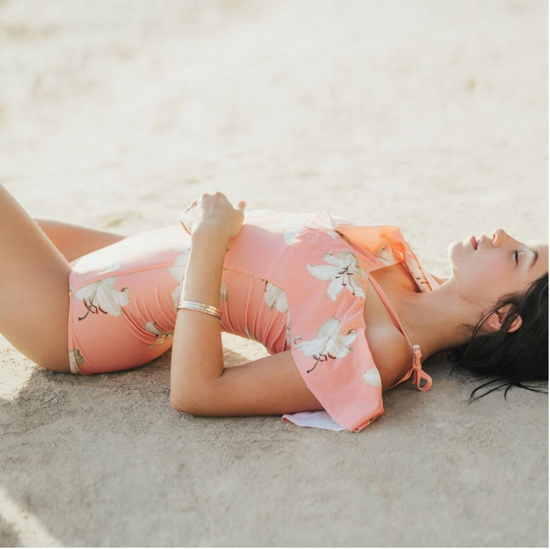 Printed One-Piece Swimsuit – Women’s Summer Swimwear