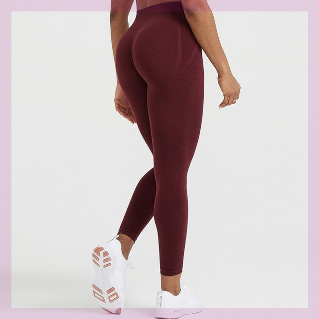 Seamless Scrunch Butt Leggings for Women – High Stretch Workout Gym Pants