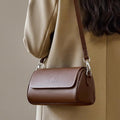 Mini Round Women’s Handbag – Casual PU Shoulder Tote Bag