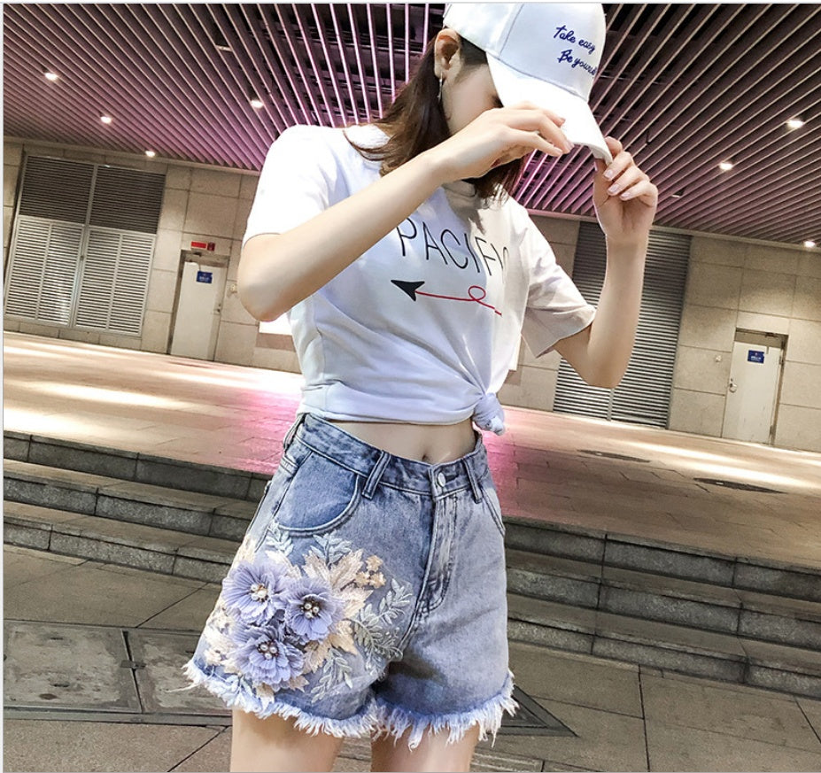 Women’s Denim Shorts – Casual Stylish Summer Jean Shorts