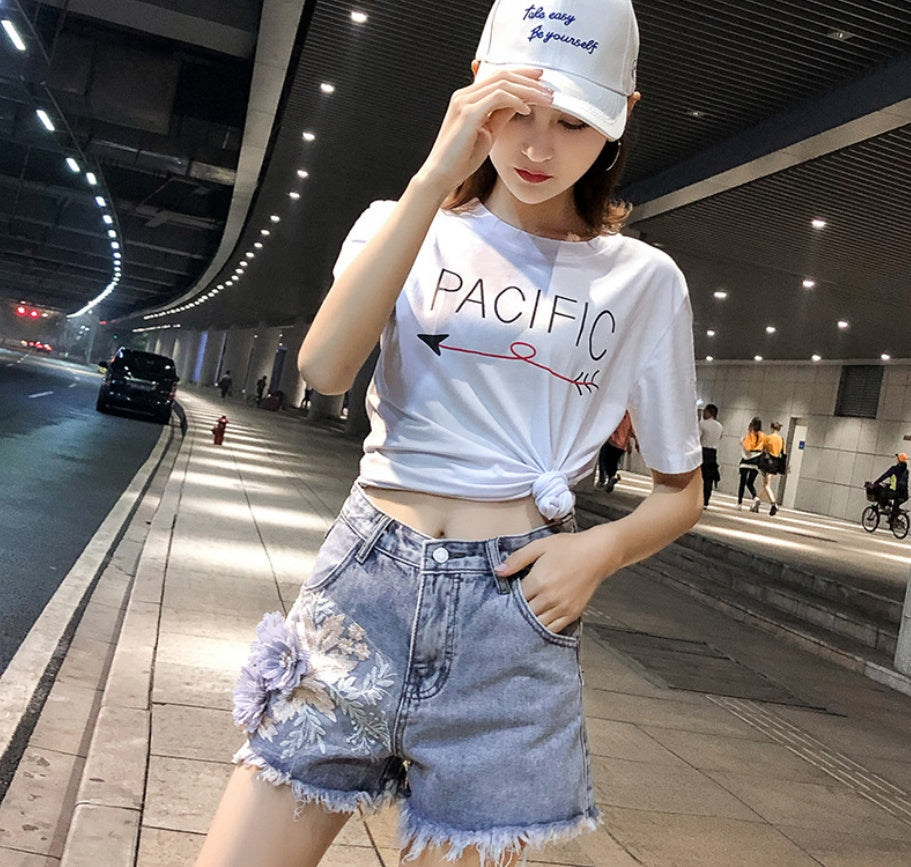 Women’s Denim Shorts – Casual Stylish Summer Jean Shorts