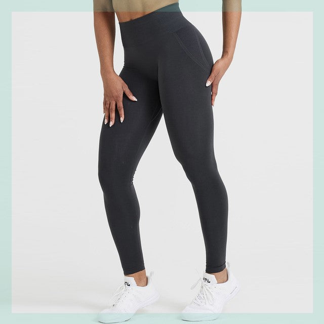 Seamless Scrunch Butt Leggings for Women – High Stretch Workout Gym Pants