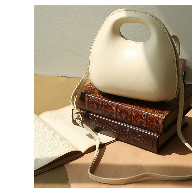 Women’s Shell Shape Handbag – Round Crossbody Shoulder Bag