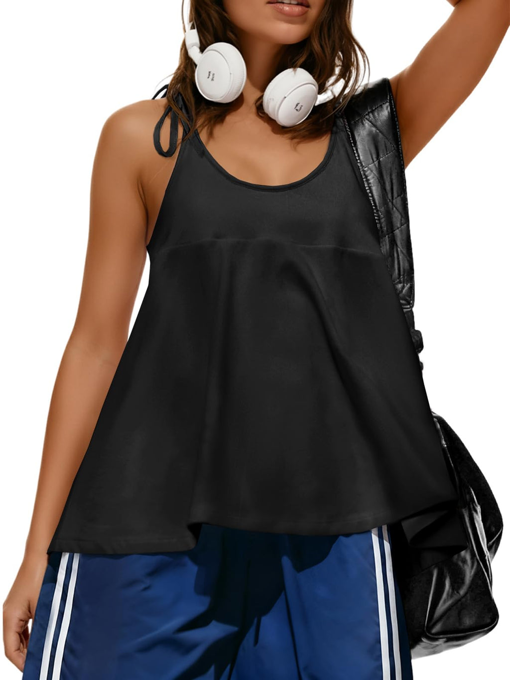 Women’s Racerback Workout Tank Top – Loose Fit Activewear