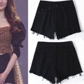Women’s High-Waist Wide-Leg Denim Shorts