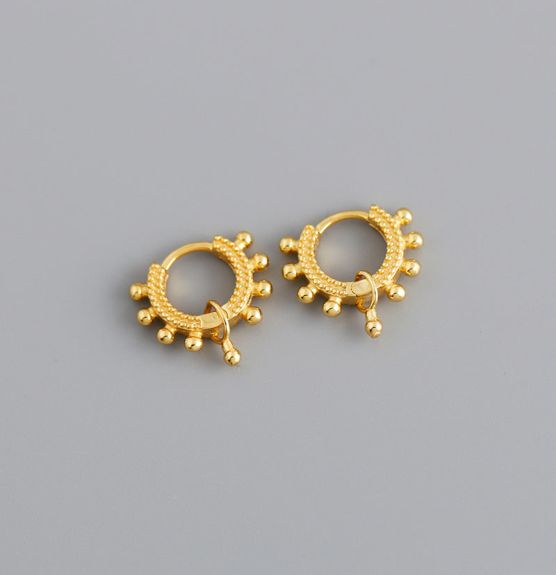 Minimalist Geometric Earrings for Women – Stainless Steel Gold & White Gold Jewelry