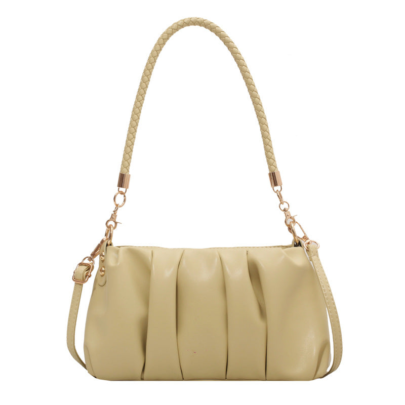 Women’s Soft PU Leather Underarm Bag – Retro Shoulder Handbag