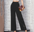 Women’s High-Waist Straight-Leg Casual Trousers