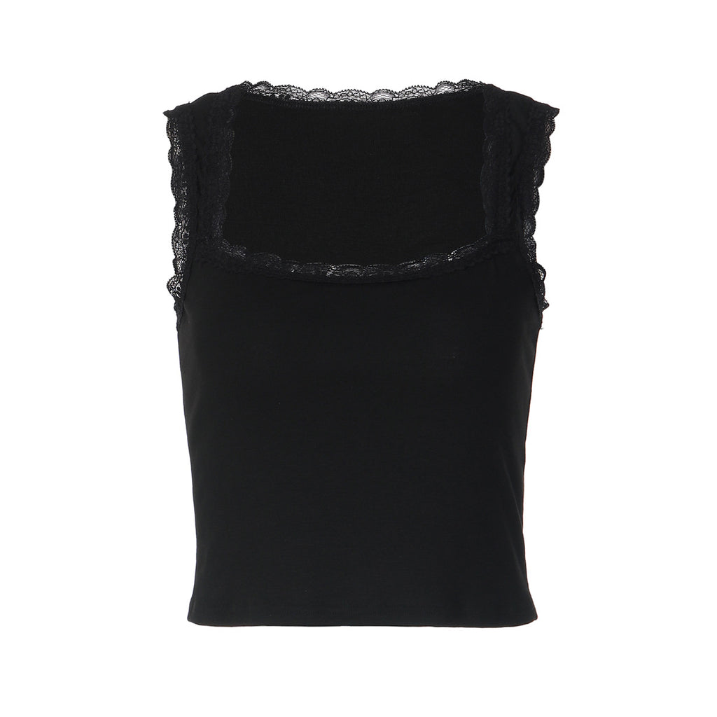 Women’s Lace Slim Fit Tank Top – All-Match Camisole