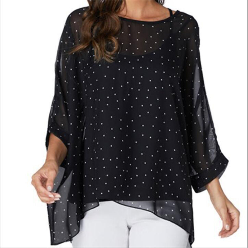 Oversized Boho Beach Shirt for Women – Casual Loose Long Sleeve Blouse