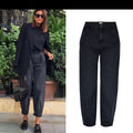 Women’s High-Waist Baggy Denim Trousers