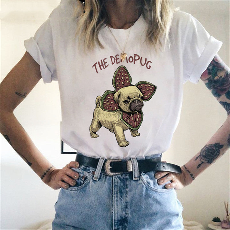 Unisex Printed T-Shirt – Creative Graphic Loose Fit Casual Tee