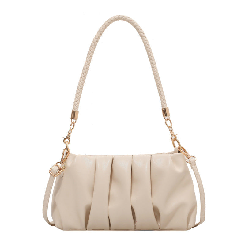 Women’s Soft PU Leather Underarm Bag – Retro Shoulder Handbag