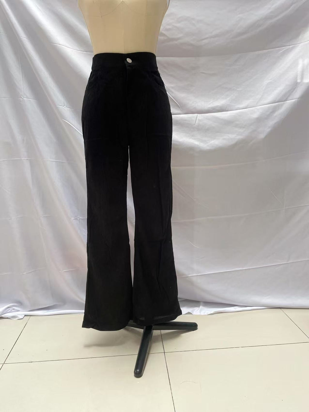 Women’s High-Waist Flare Casual Trousers
