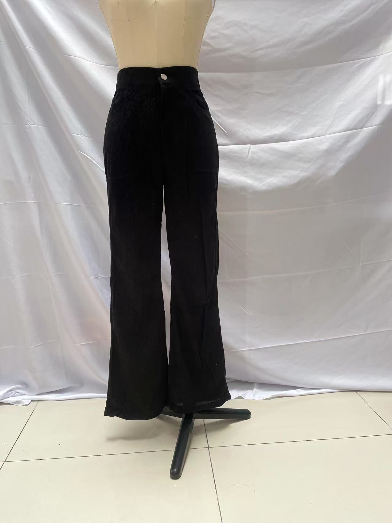 Women’s High-Waist Flare Casual Trousers