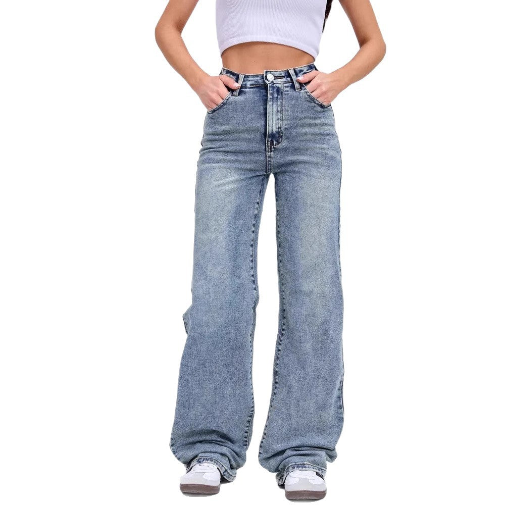 Women’s Blue Denim Jeans – Relaxed Commuter Style