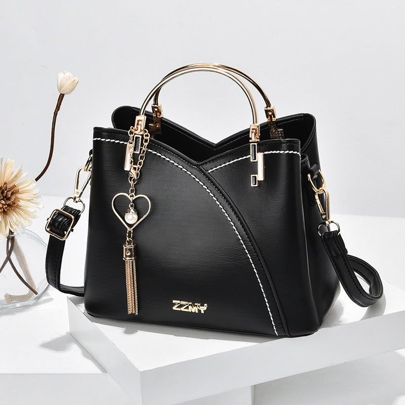 Color Block Women’s Handbag | Tassel Crossbody Bag