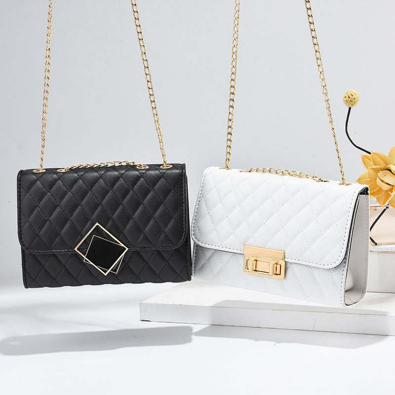 Women’s Vintage Mini Crossbody Bag | Chain Square Handbag