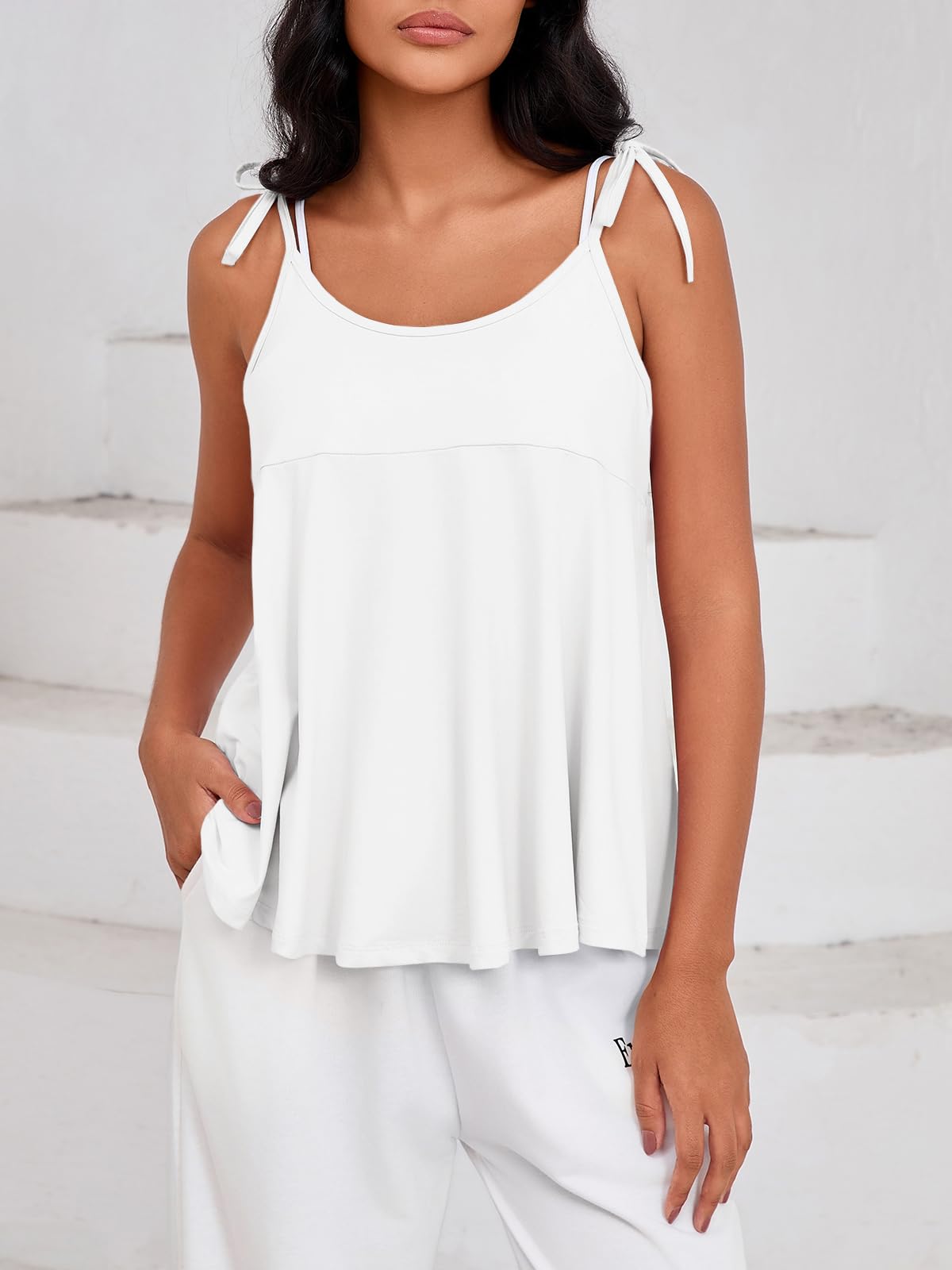Women’s Racerback Workout Tank Top – Loose Fit Activewear