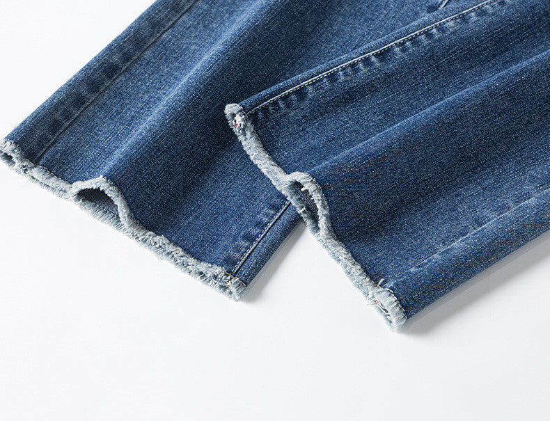 Women’s High-Waist Micro Flared Jeans – Stretch Denim